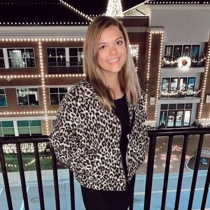 Teddy Leopard Jacket